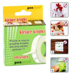 Klejące kropki 10mm